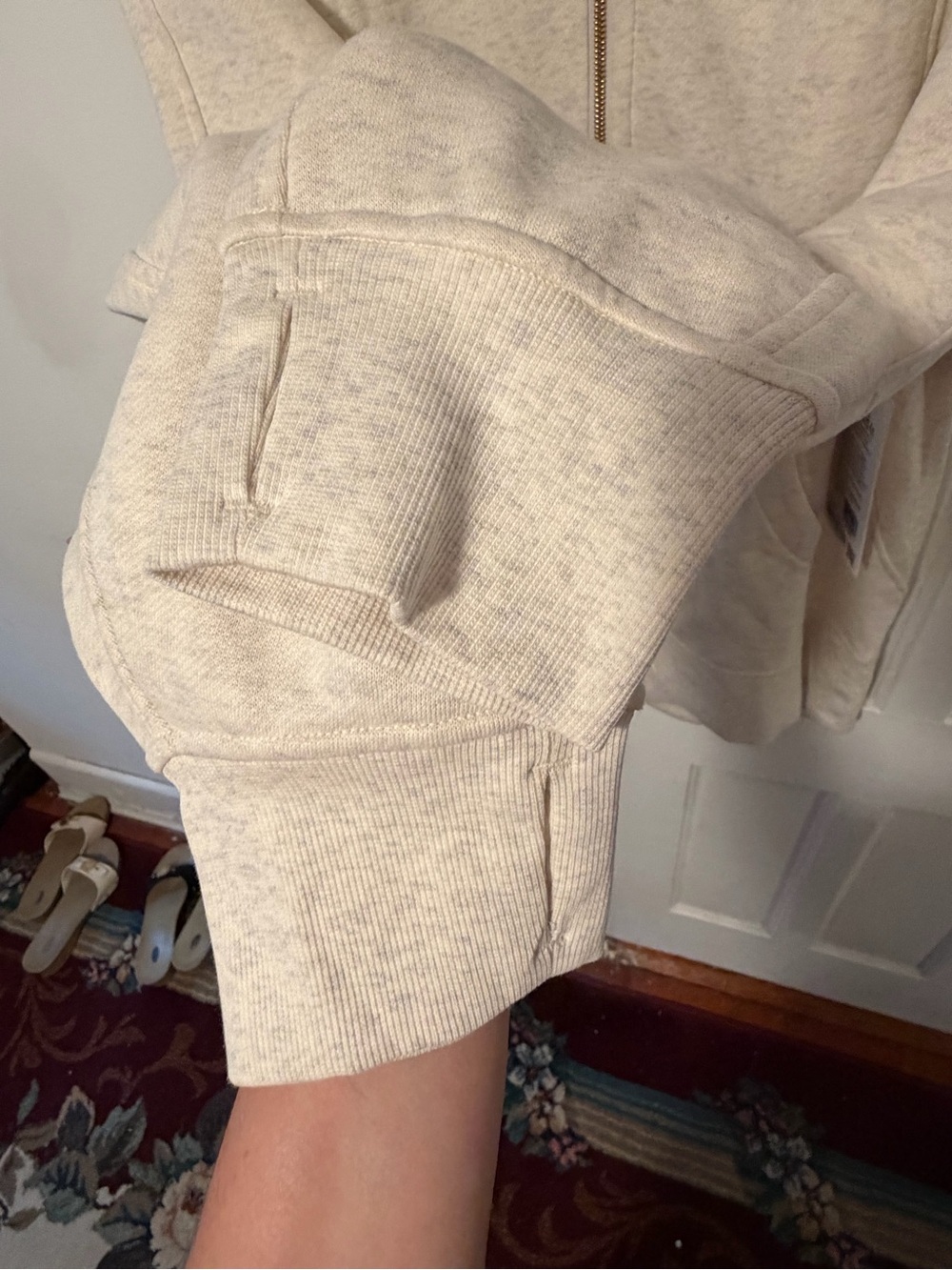 lululemon athletica Scuba Oversized Funnel Neck Half Zip Long size XL/XXL - Picture 6 of 7